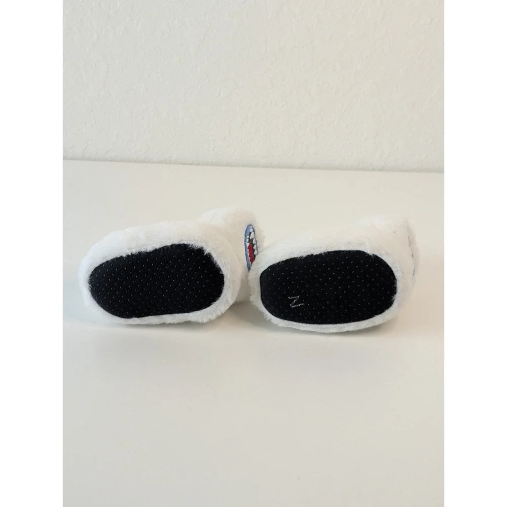 Abominable Snowman Youth Kids Slippers-White-Size 3 Rudolph Movie Christmas